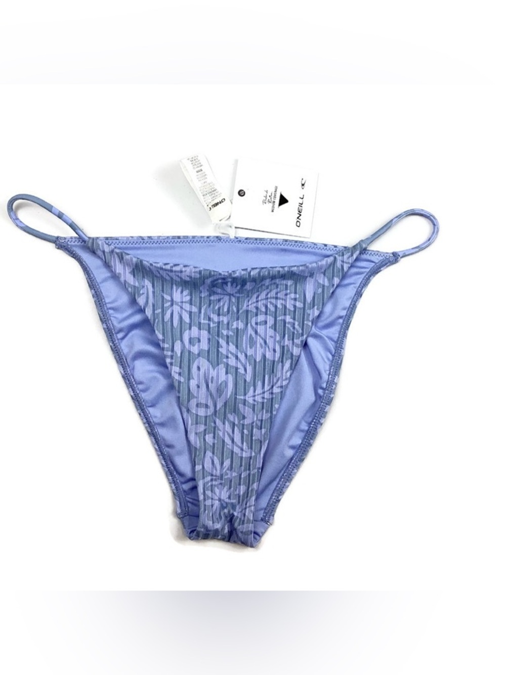 O’Neill Swim Atlantic Palm Redonda Bikini Bottom Blue Medium NEW! Retail $35